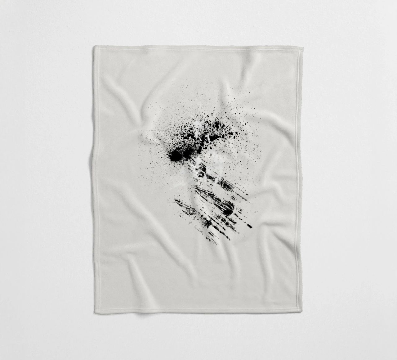 Modern abstract with cream white background coperta in pile da Imaginative