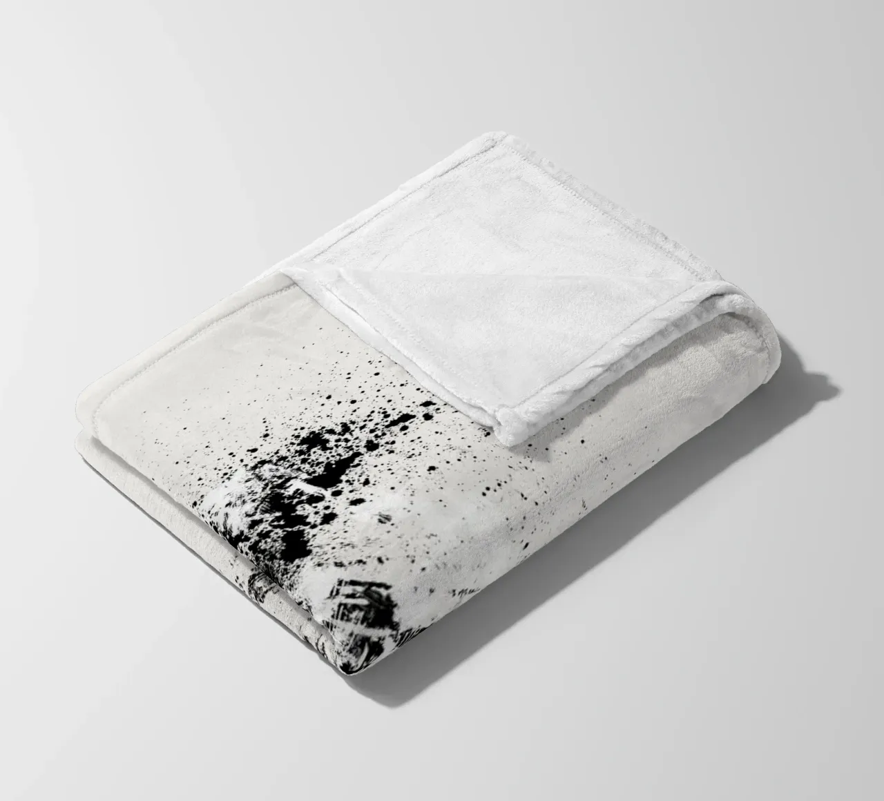 Modern abstract with cream white background coperta in pile da Imaginative