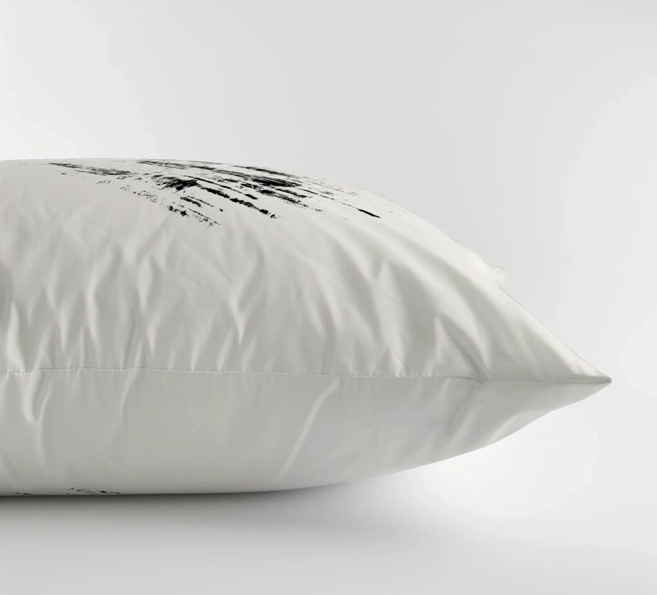 Modern abstract with cream white background cuscino da Imaginative