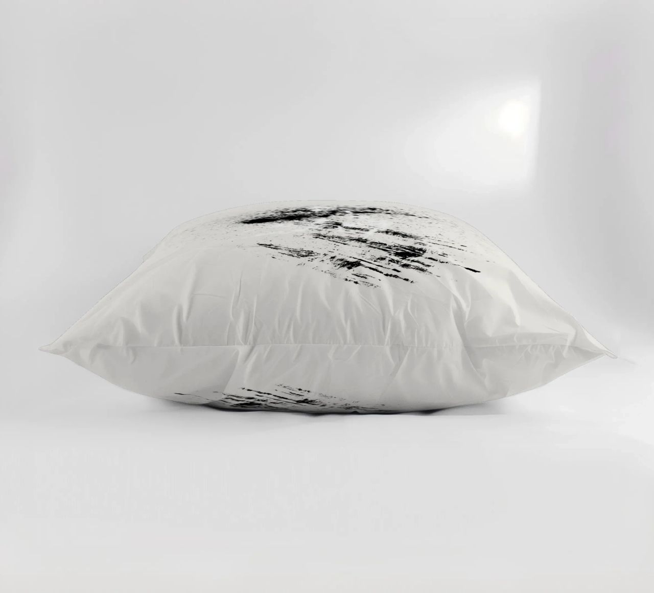 Modern abstract with cream white background cuscino da Imaginative