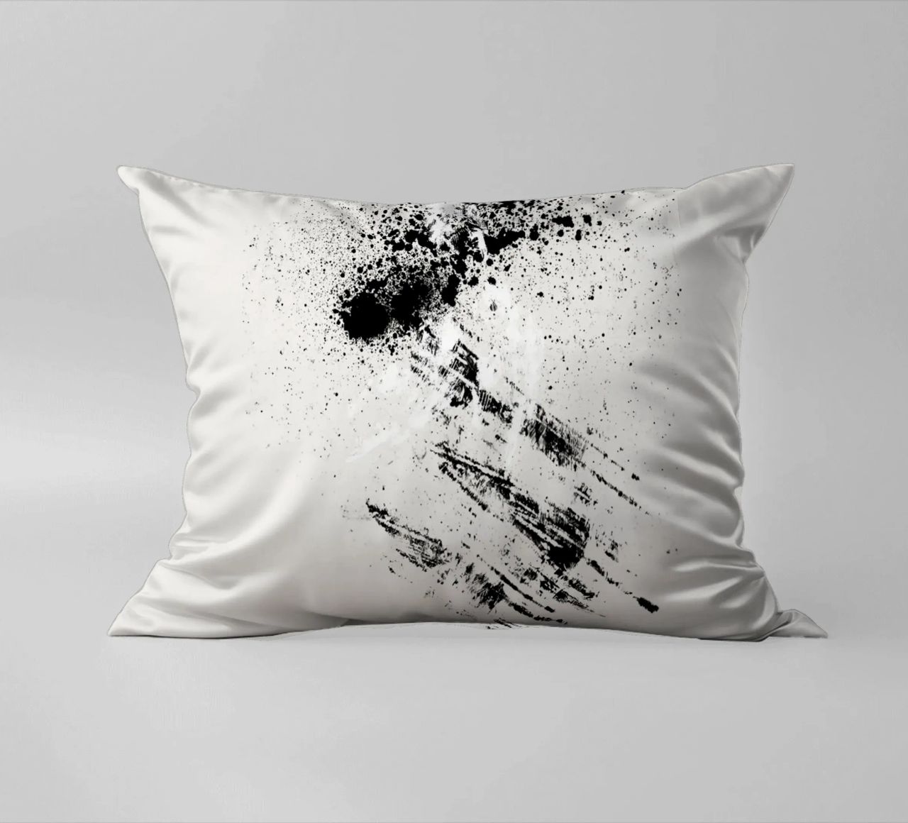 Modern abstract with cream white background cuscino da Imaginative