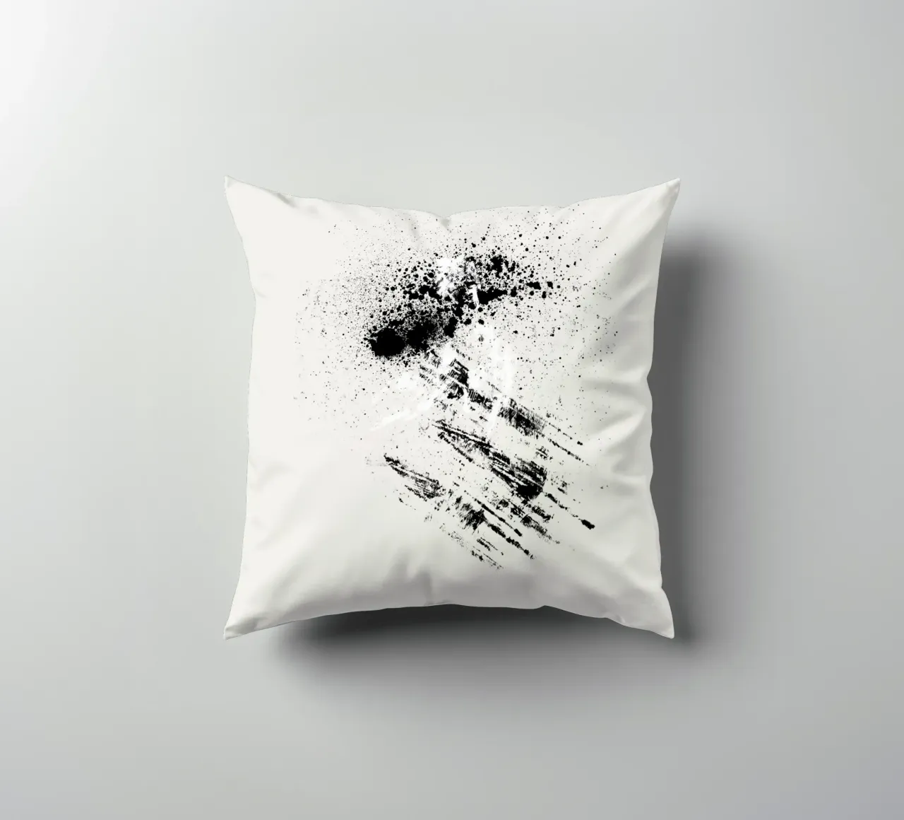 Modern abstract with cream white background cojín de Imaginative