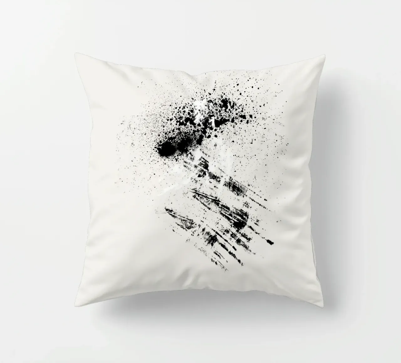 Modern abstract with cream white background cojín de Imaginative