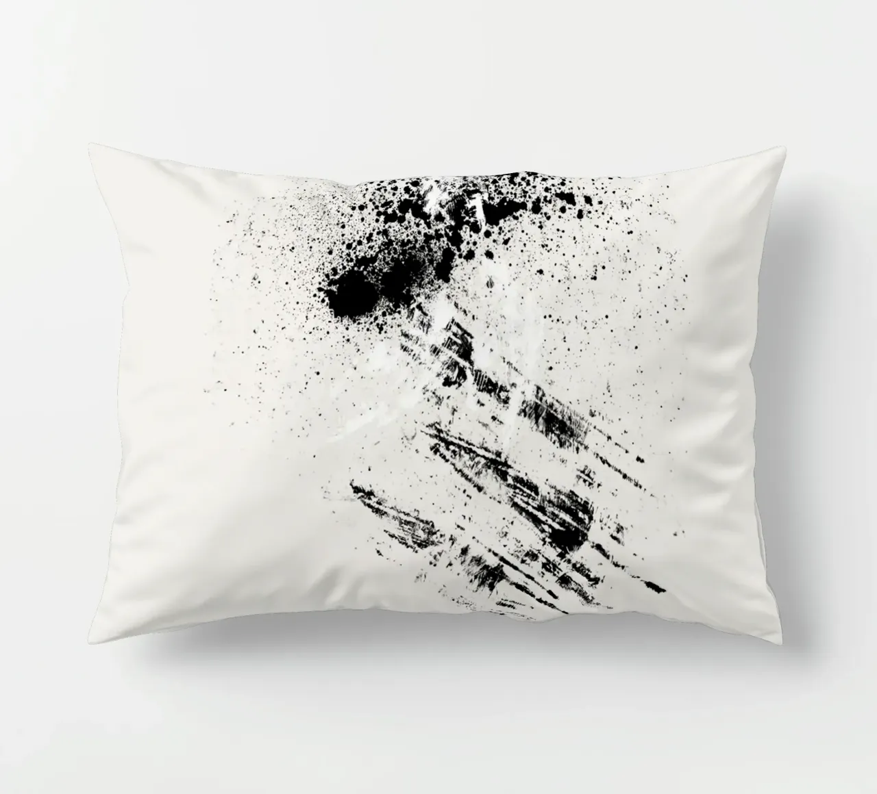 Modern abstract with cream white background cojín de Imaginative
