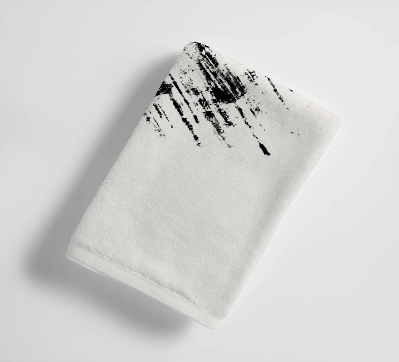 Modern abstract with cream white background asciugamano da bagno da Imaginative