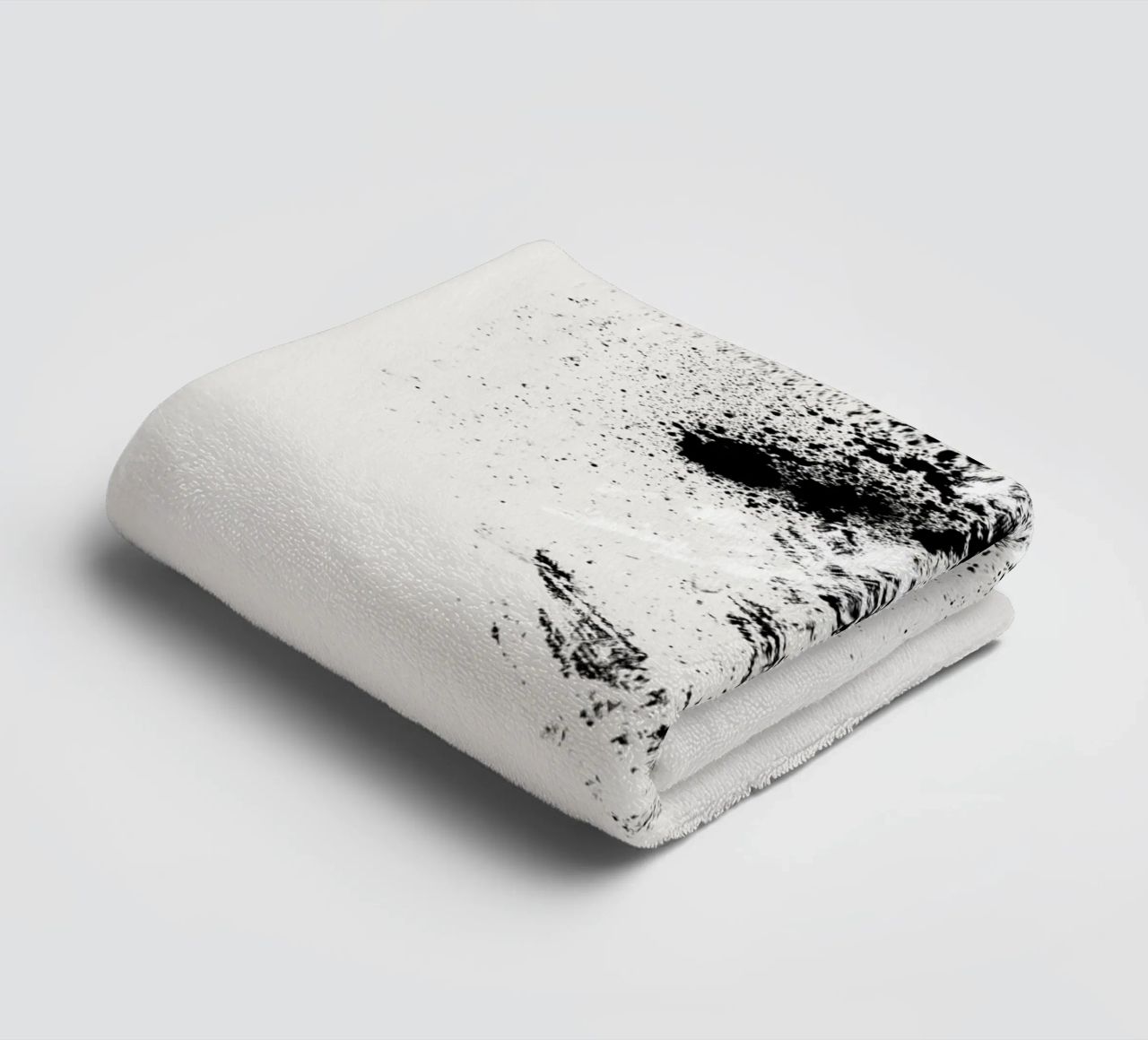 Modern abstract with cream white background asciugamano da bagno da Imaginative