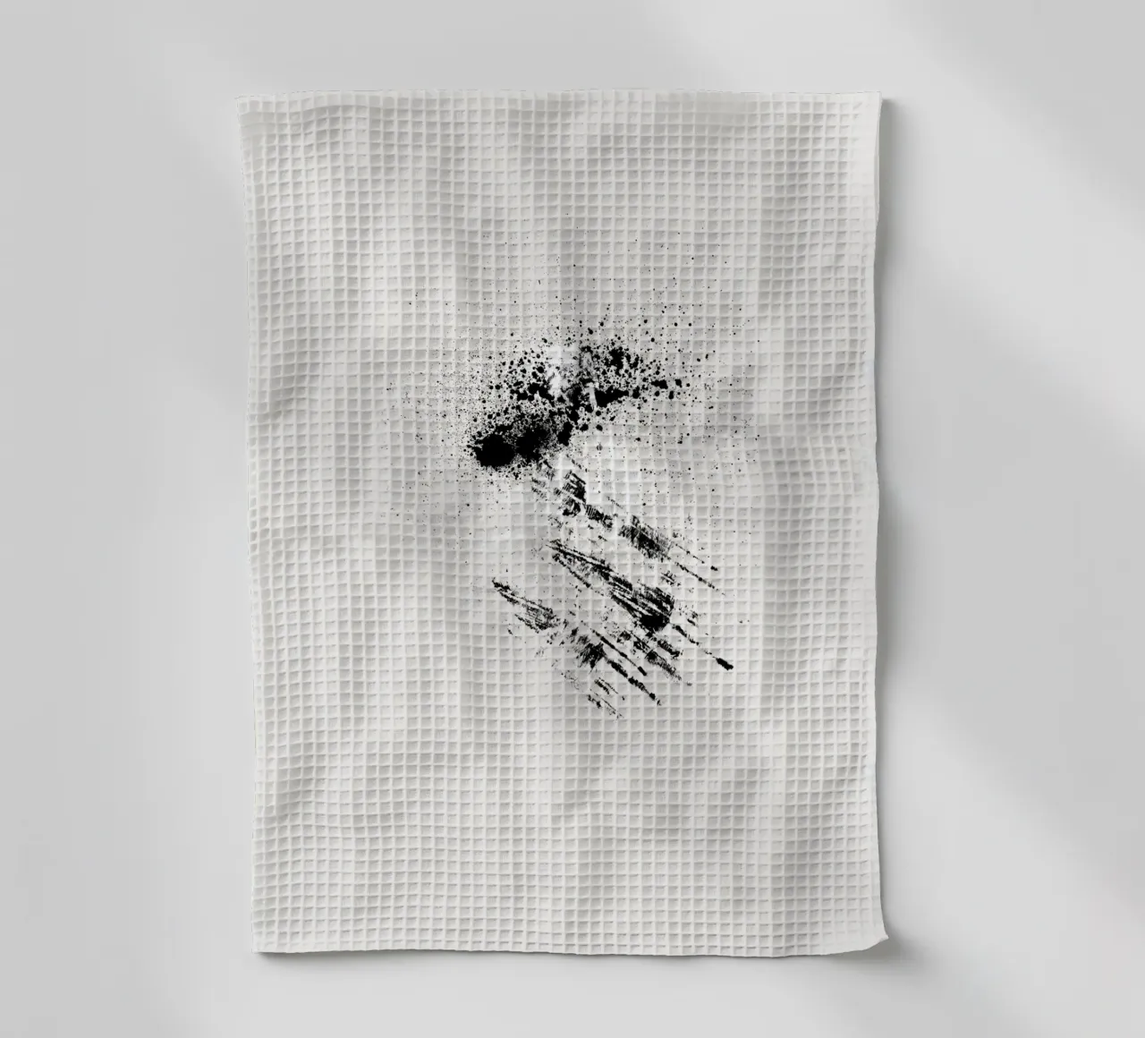 Modern abstract with cream white background canovaccio da cucina da Imaginative