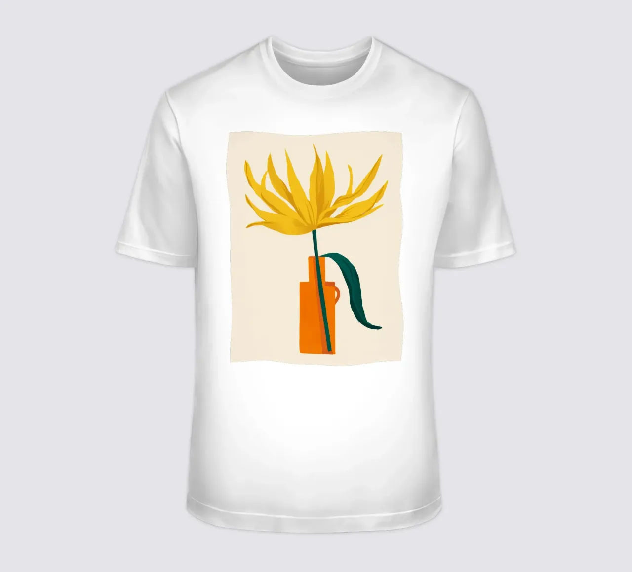 Floraison solaire minimaliste t-shirt de Ember Stone