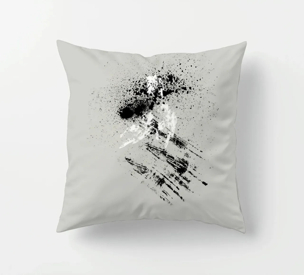 Modern abstract with grey background cuscino da Imaginative