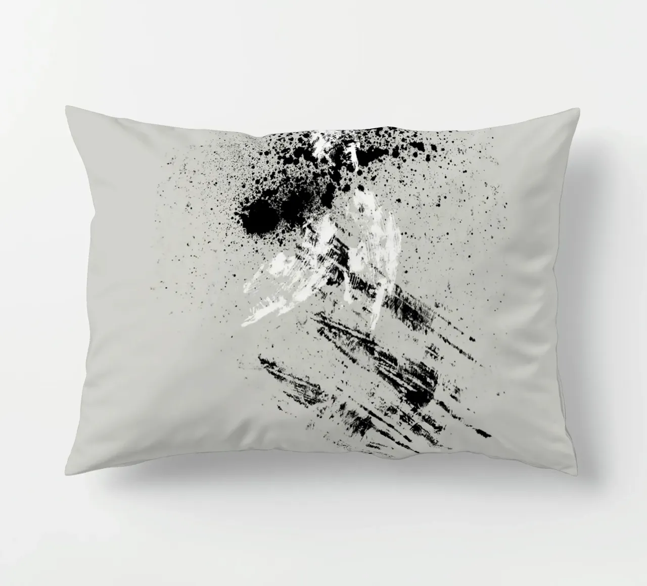 Modern abstract with grey background cuscino da Imaginative