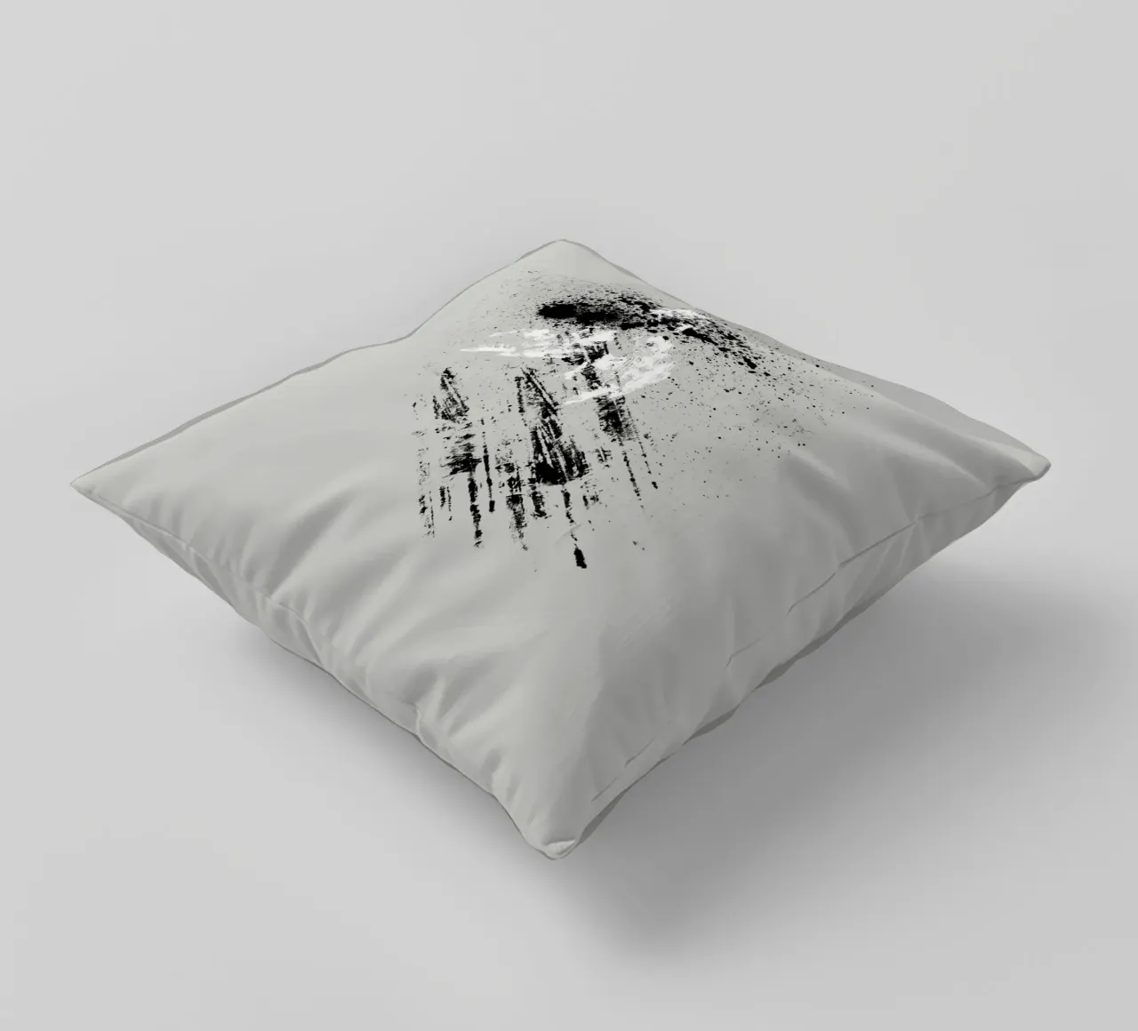 Modern abstract with grey background cuscino da Imaginative