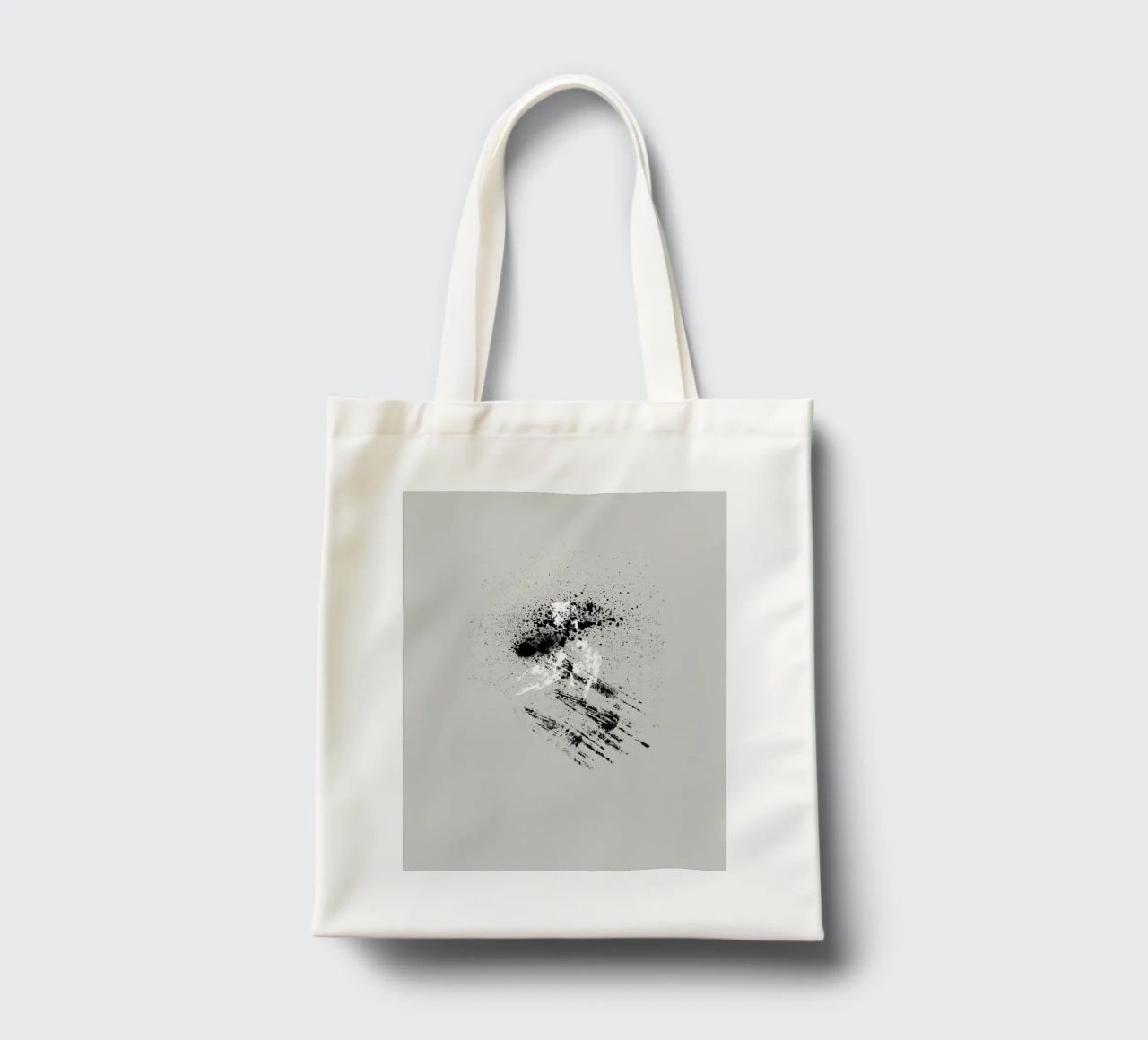 Modern abstract with grey background borsa in juta da Imaginative