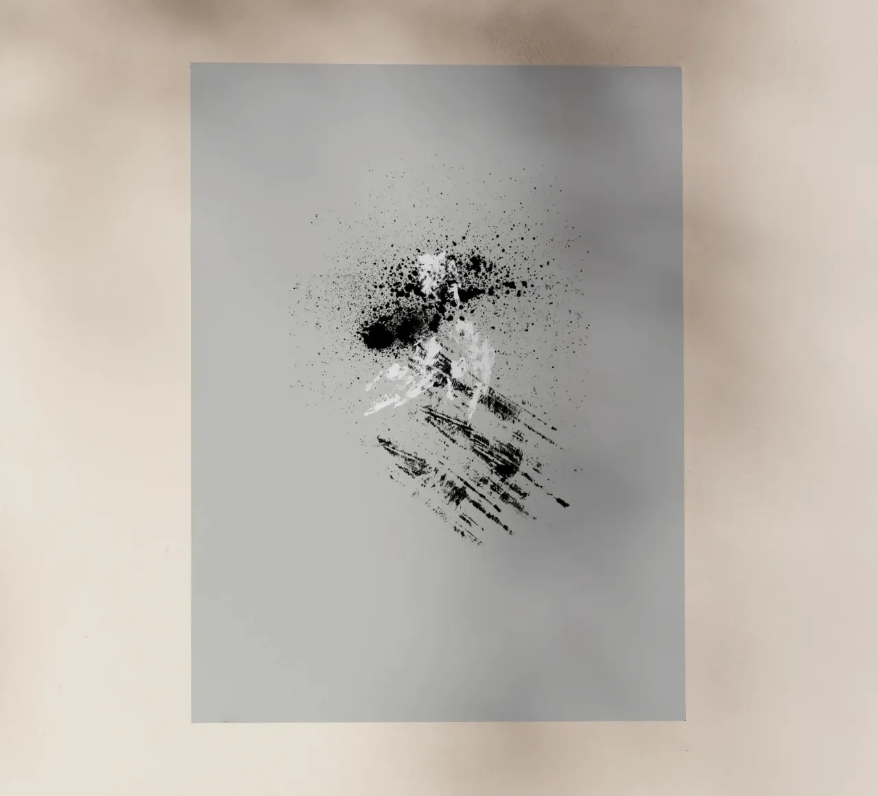 Modern abstract with grey background pellicola backlit da Imaginative