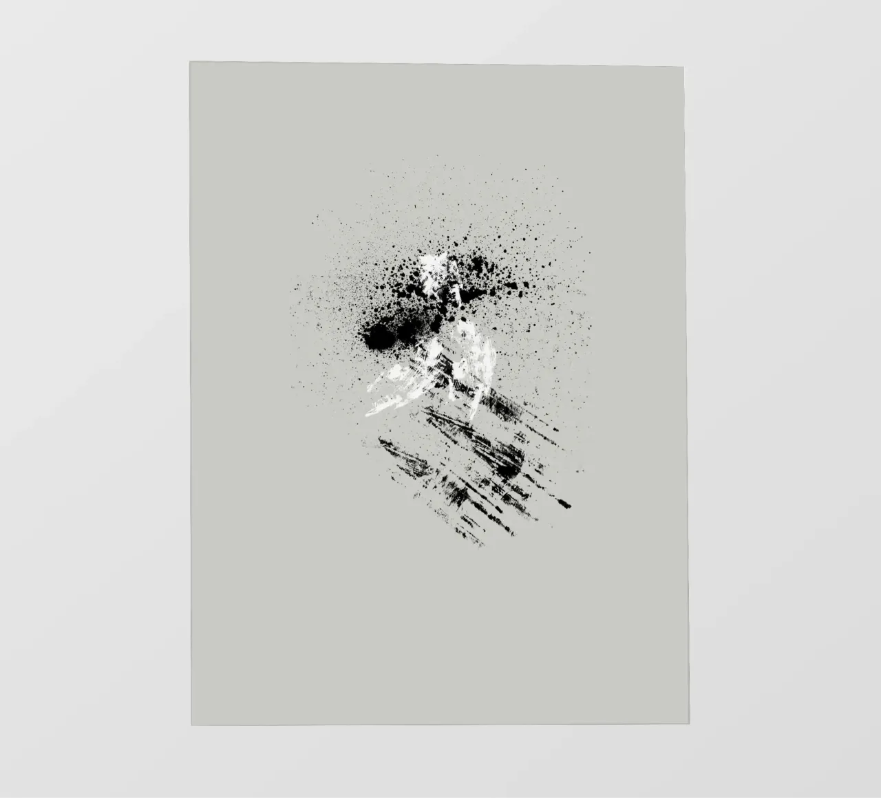 Modern abstract with grey background pellicola backlit da Imaginative