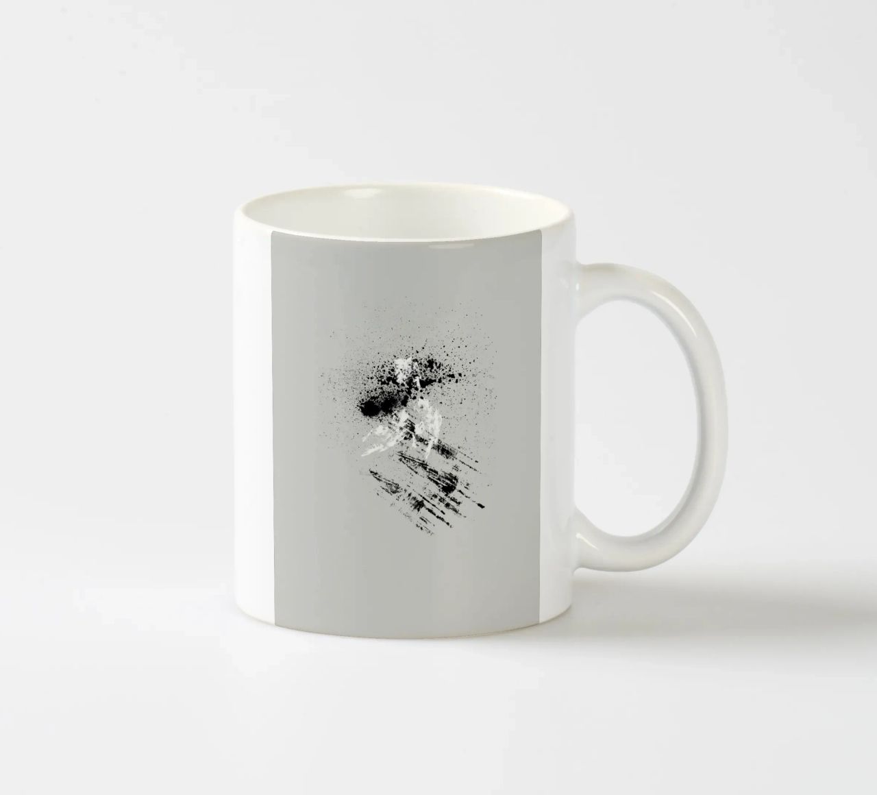 Modern abstract with grey background tazza in ceramica da Imaginative
