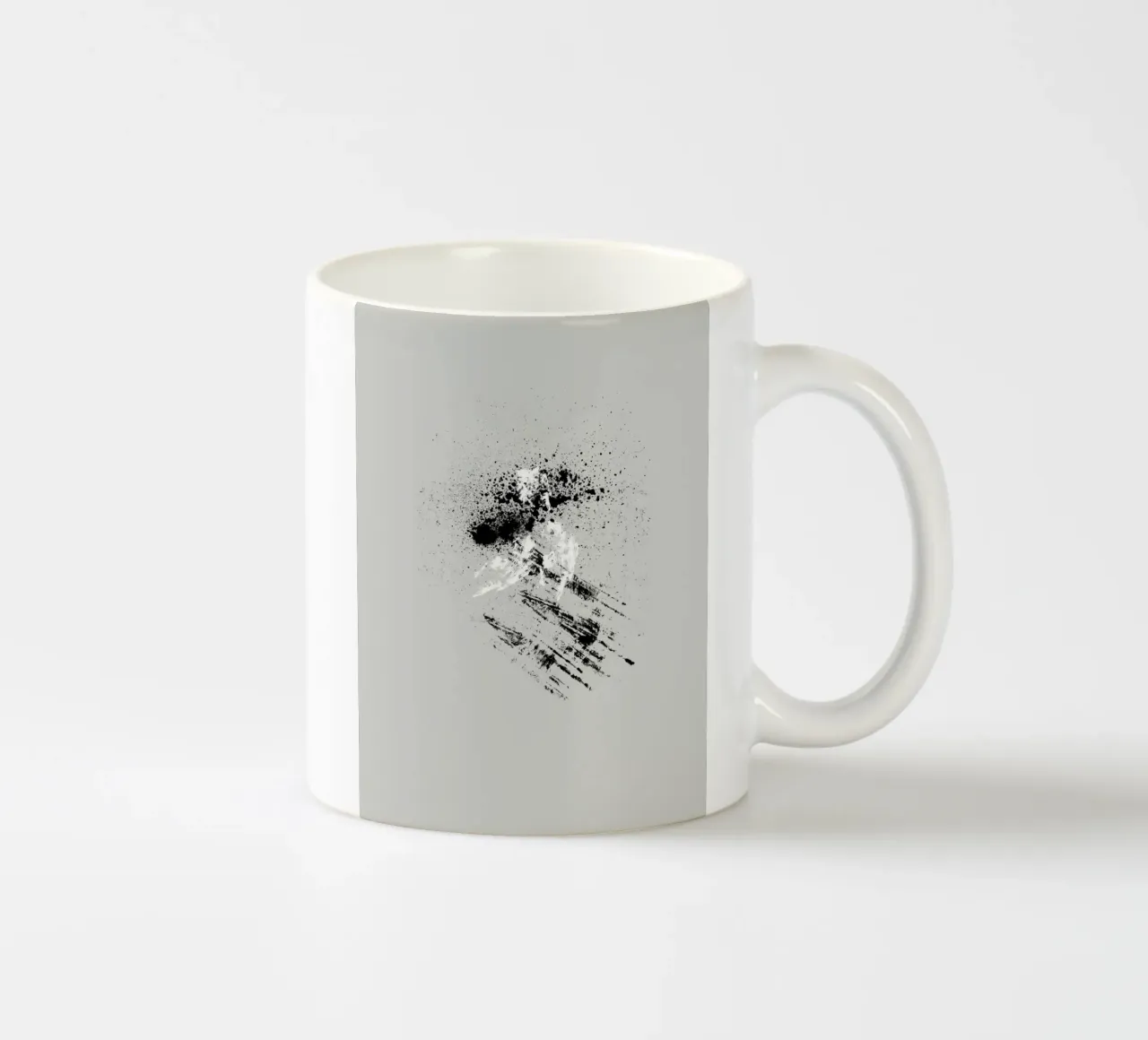 Modern abstract with grey background mug en céramique de Imaginative