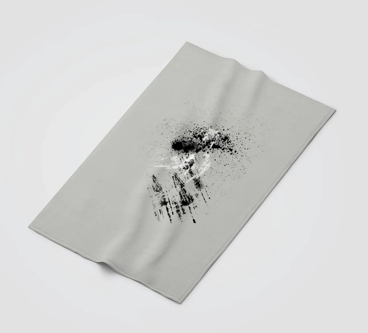 Modern abstract with grey background coperta in pile da Imaginative