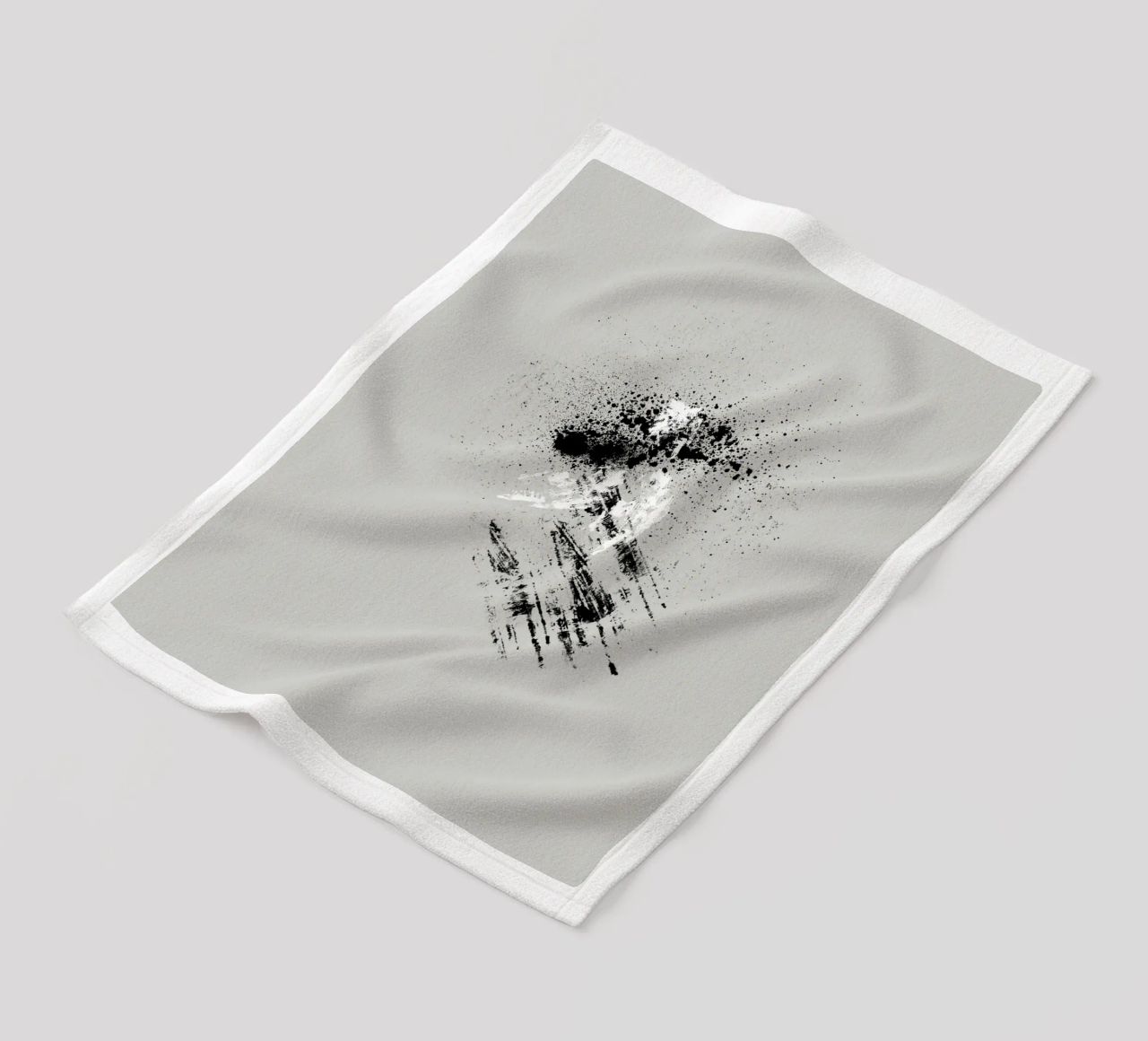 Modern abstract with grey background coperta in pile da Imaginative
