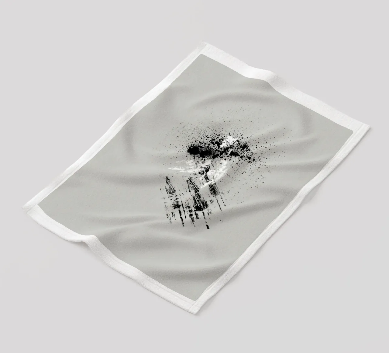 Modern abstract with grey background coperta in pile da Imaginative