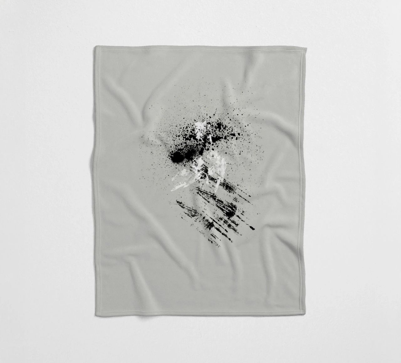 Modern abstract with grey background coperta in pile da Imaginative