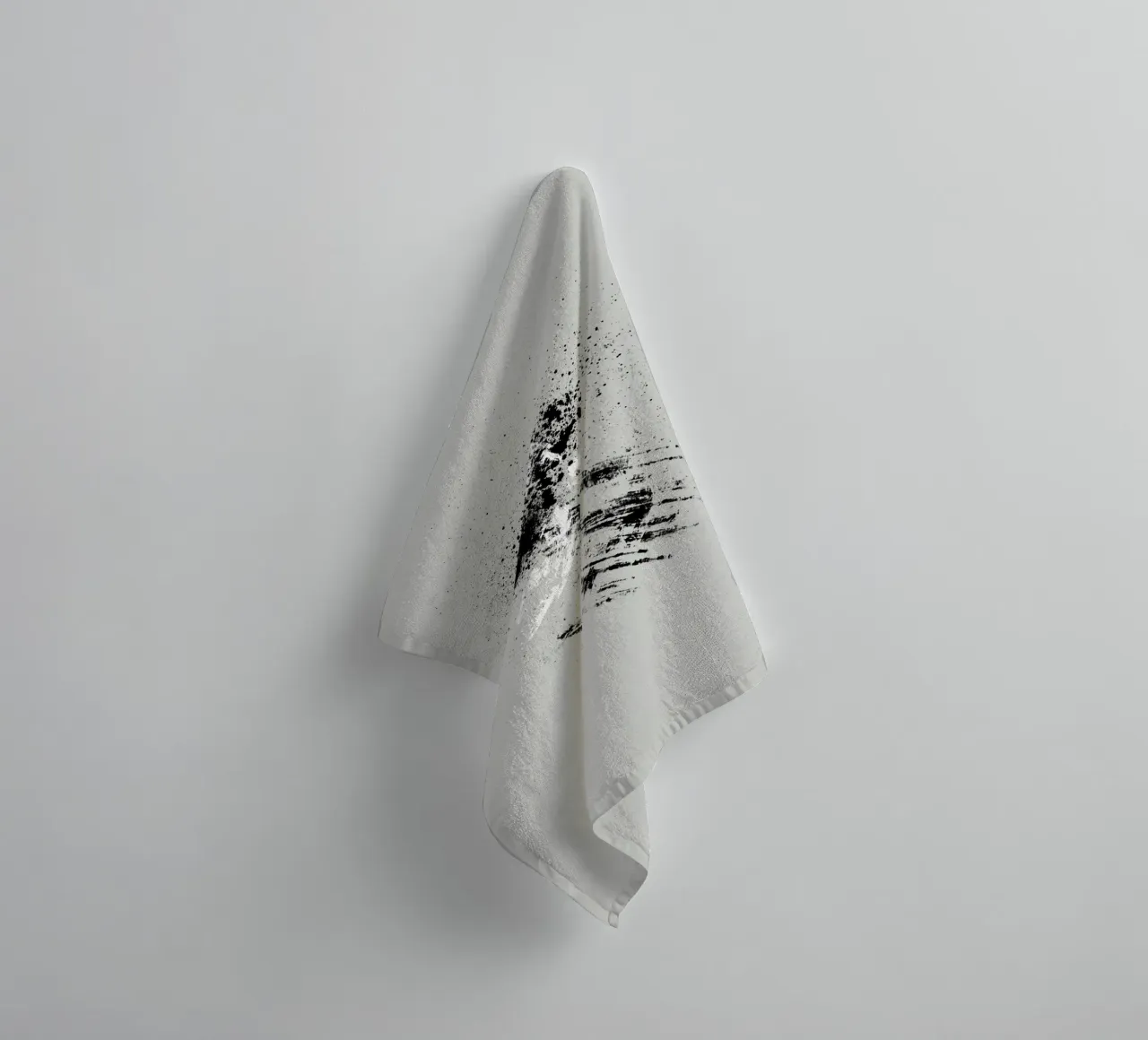 Modern abstract with grey background towel by Imaginative