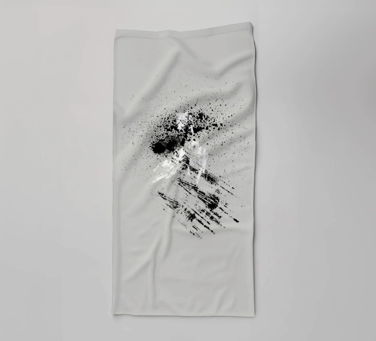 Modern abstract with grey background asciugamano da bagno da Imaginative