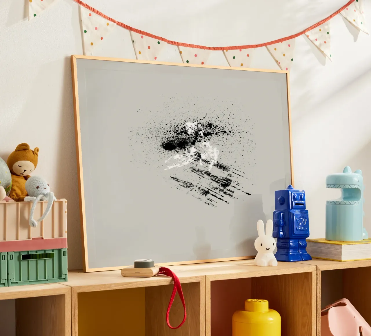 Modern abstract with grey background carta hahnemühle da Imaginative