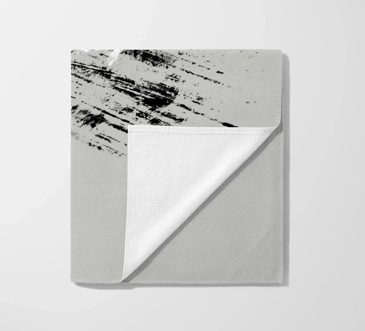 Modern abstract with grey background Strandtuch von Imaginative