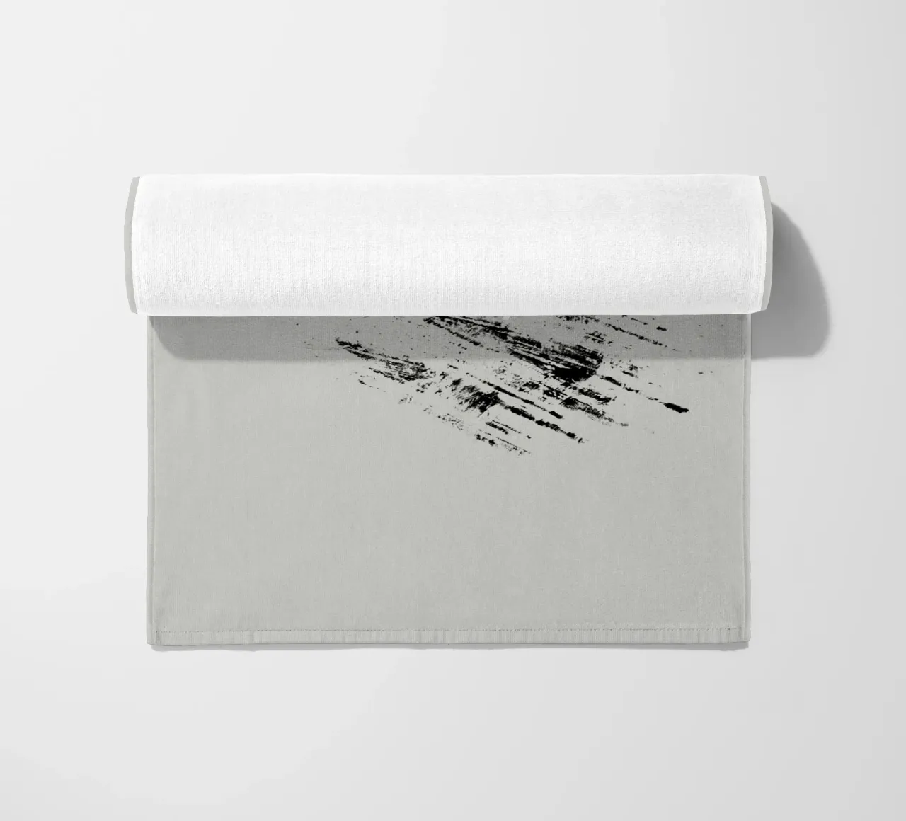 Modern abstract with grey background Strandtuch von Imaginative