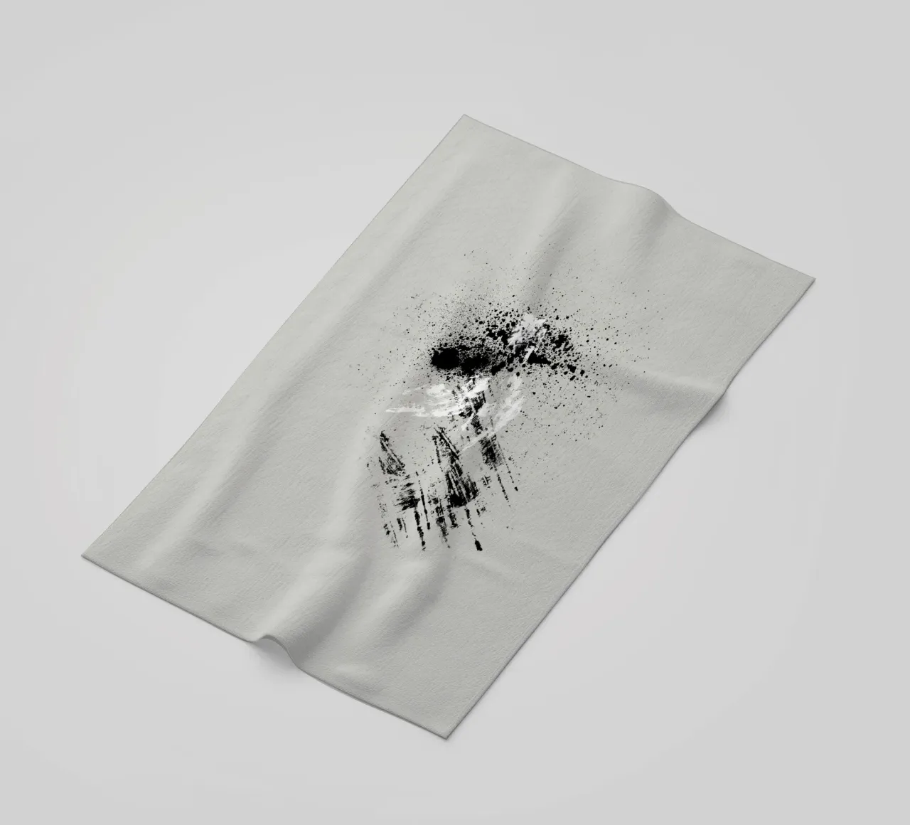 Modern abstract with grey background telo mare da Imaginative