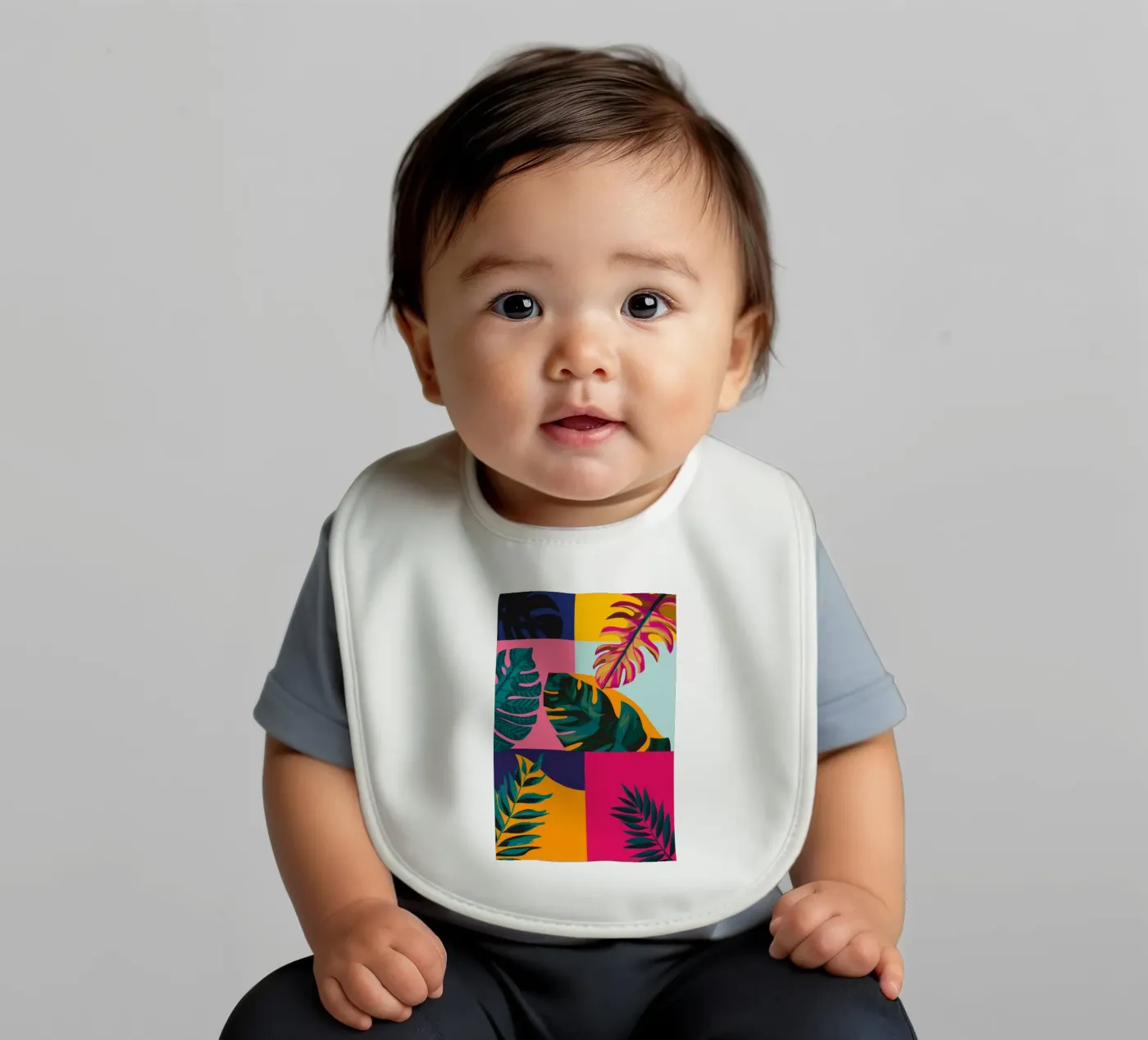 Geo patchwork tropicale bavaglino da Ember Stone