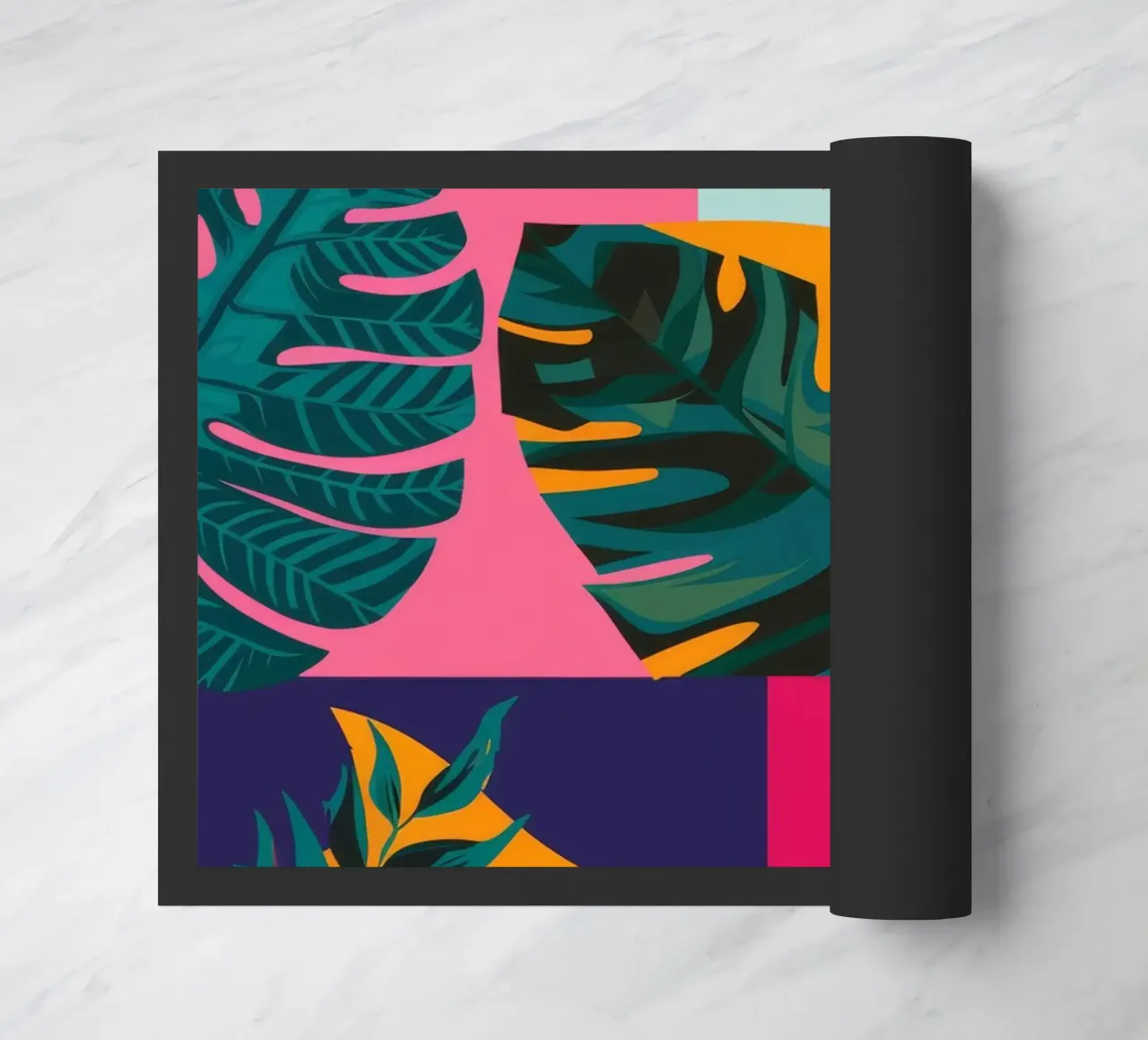 Geo patchwork tropicale zerbino da Ember Stone