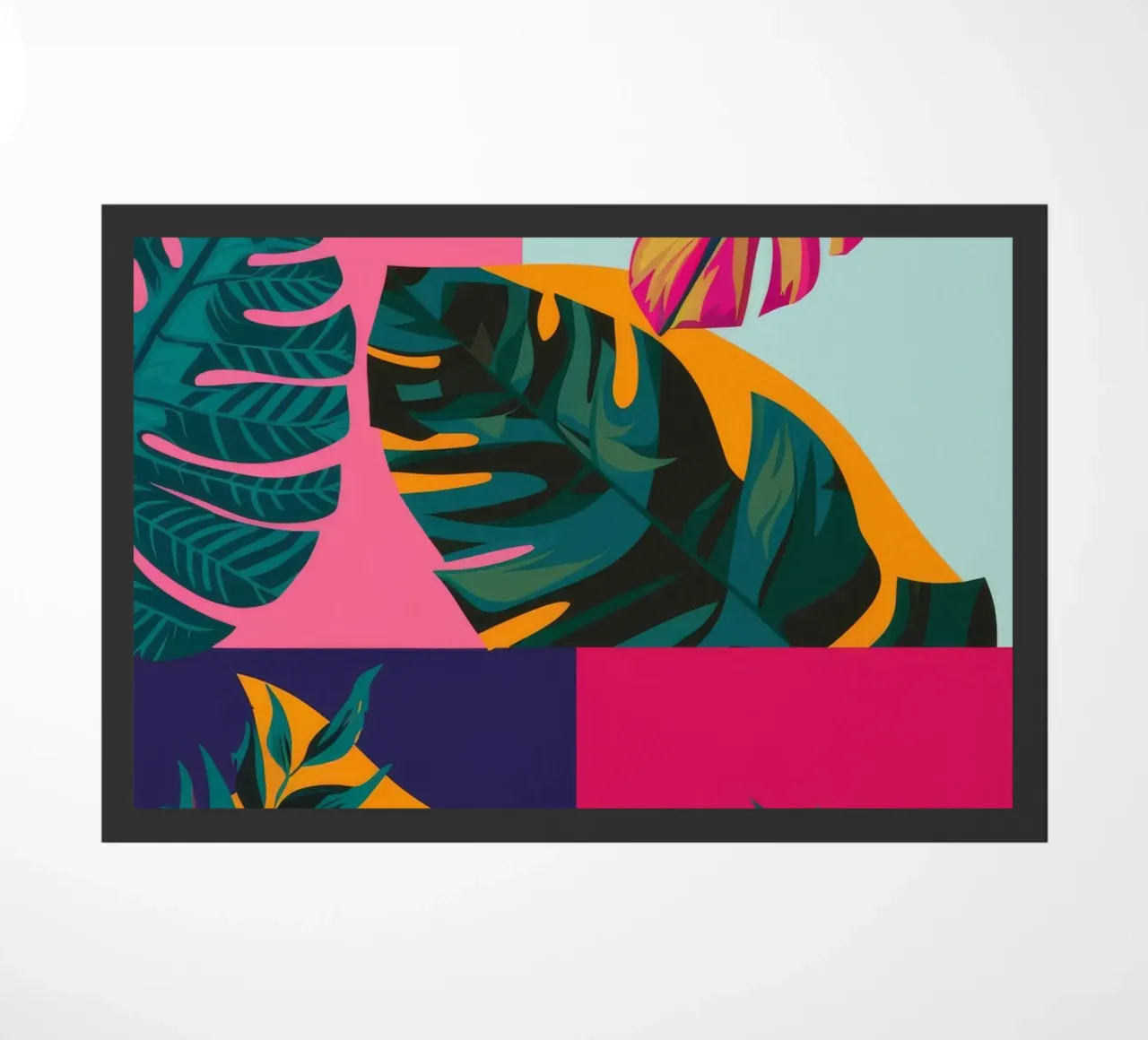 Geo patchwork tropicale zerbino da Ember Stone