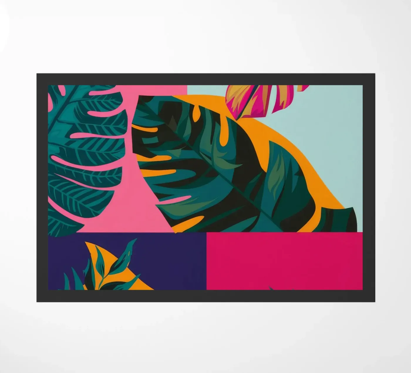 Geo patchwork tropicale zerbino da Ember Stone