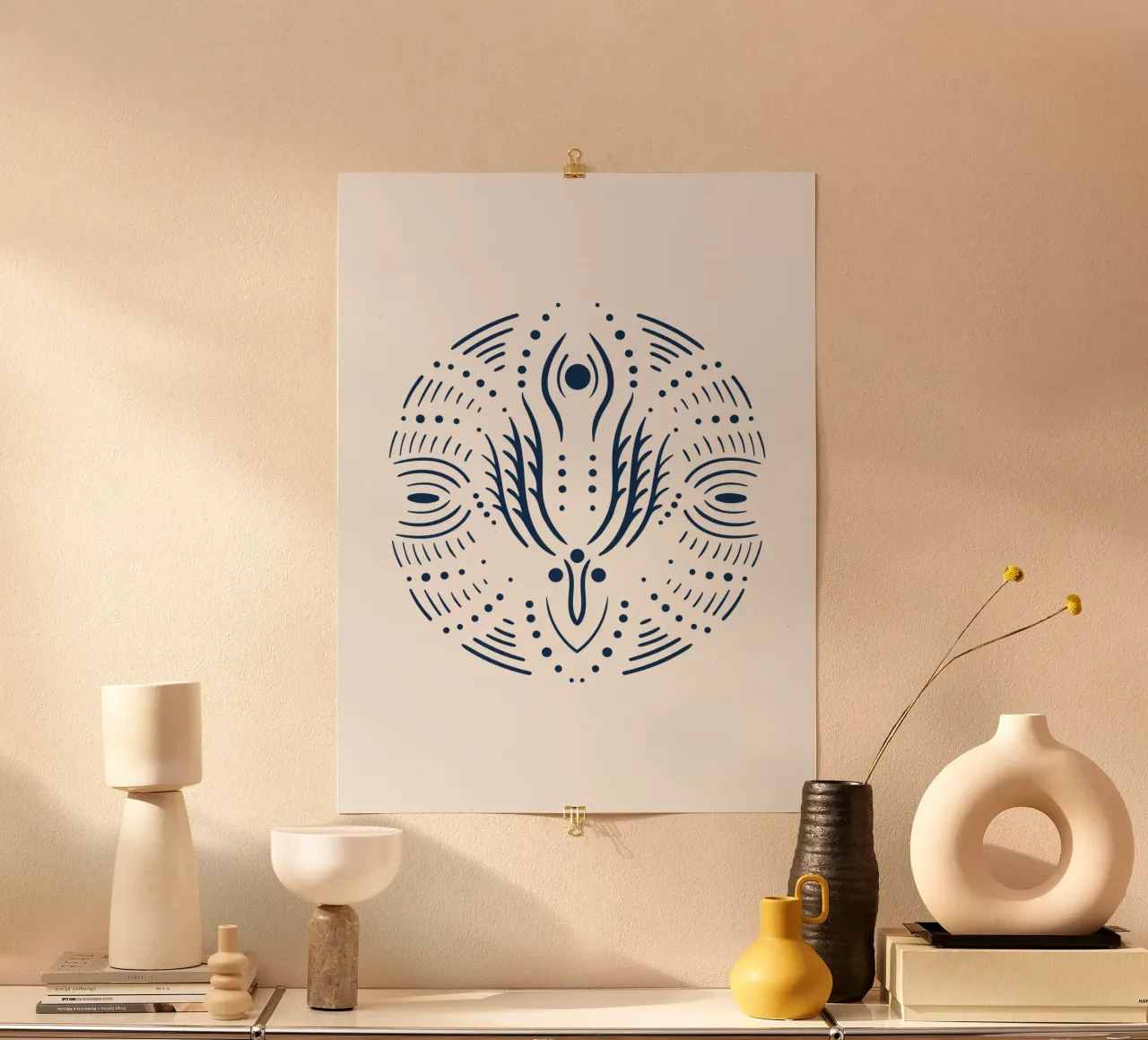 Sacred Mandala hahnemühle by Dream Print Designs