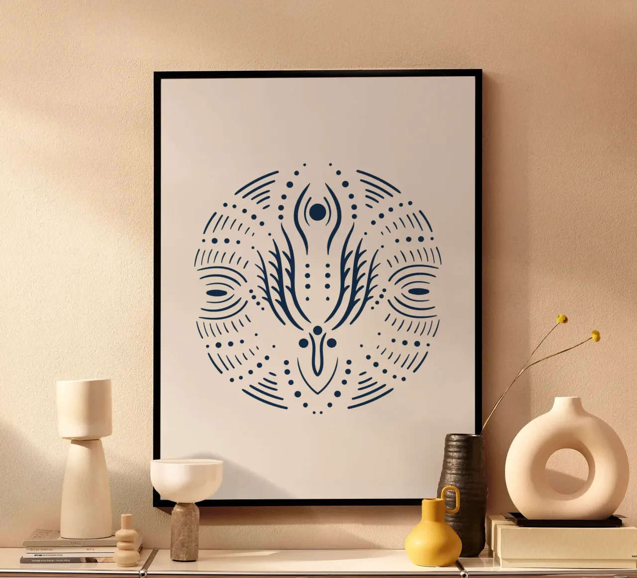 Sacred Mandala hahnemühle by Dream Print Designs
