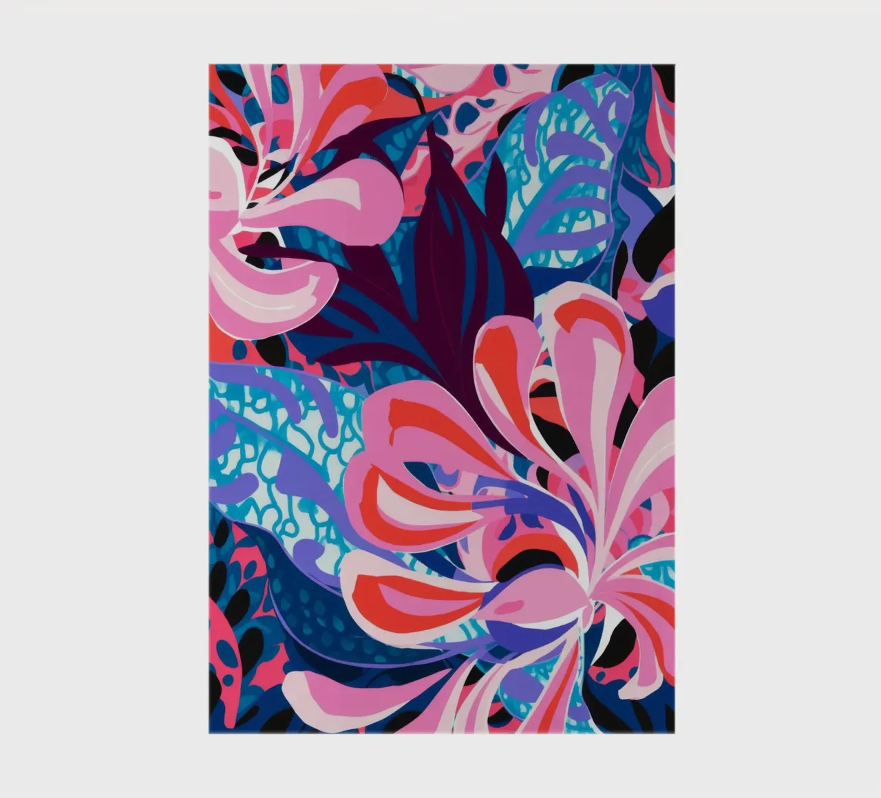 Explosive Pink Bloom notebook by Ember Stone