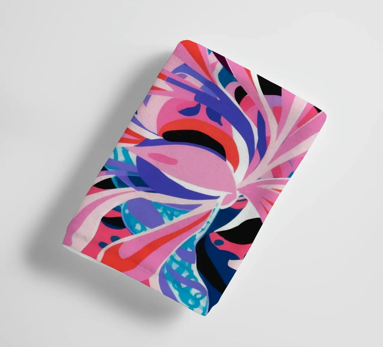 Explosive Pink Bloom towel by Ember Stone