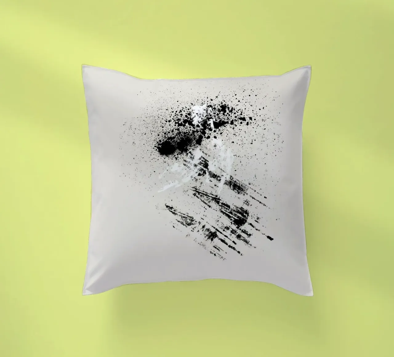 Modern abstract with beige background cuscino da Imaginative