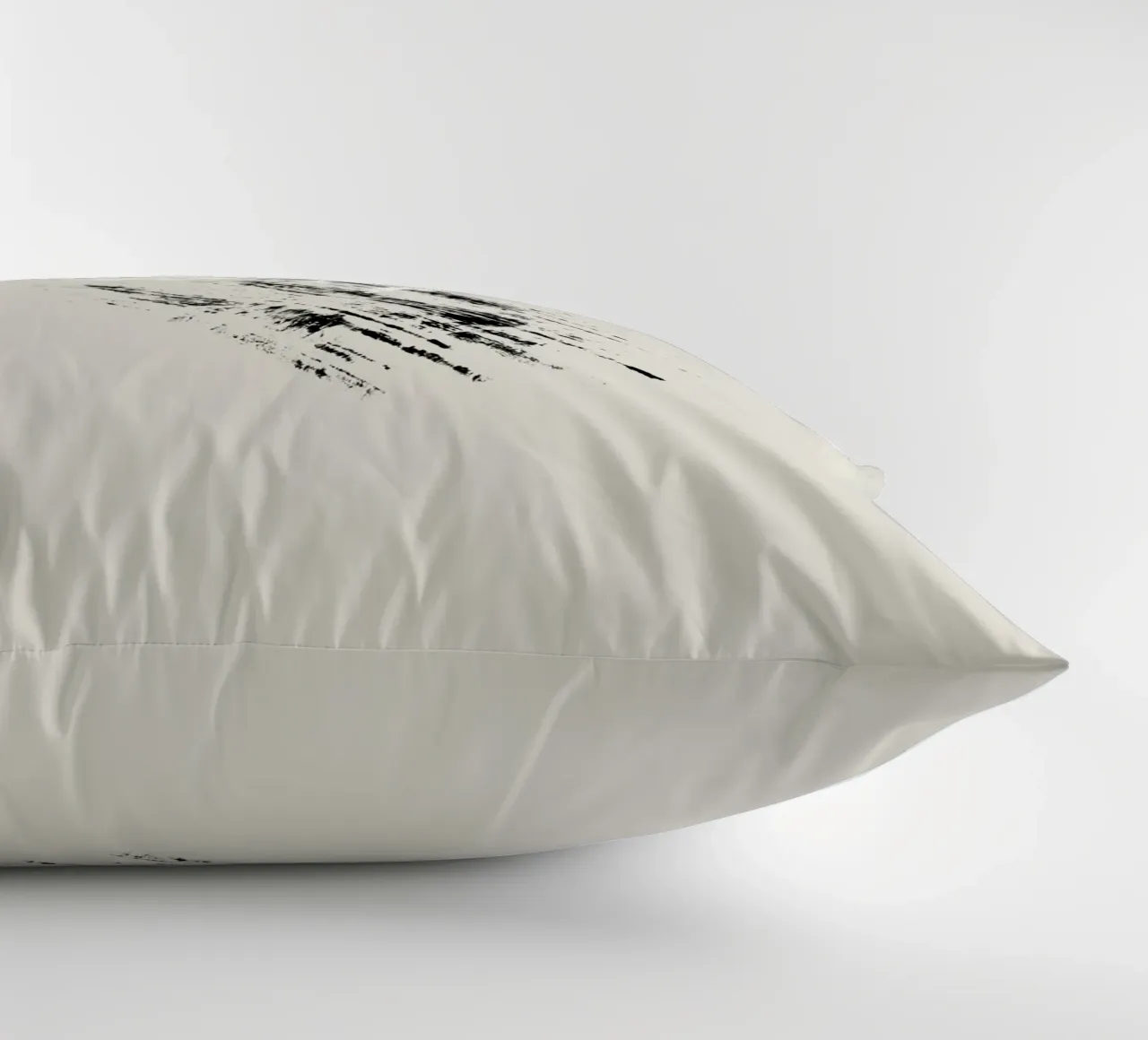 Modern abstract with beige background decorative cushion by Imaginative