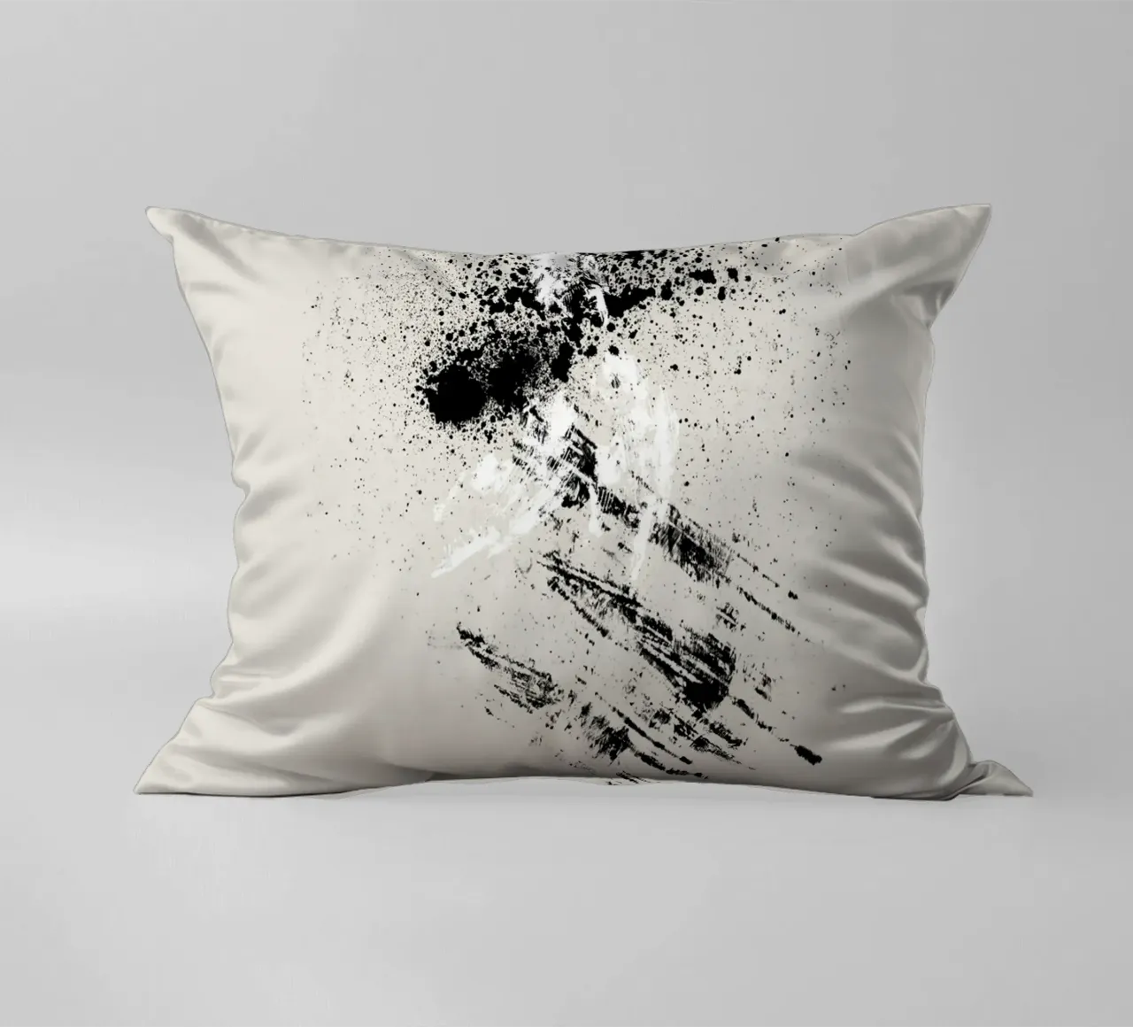 Modern abstract with beige background cuscino da Imaginative