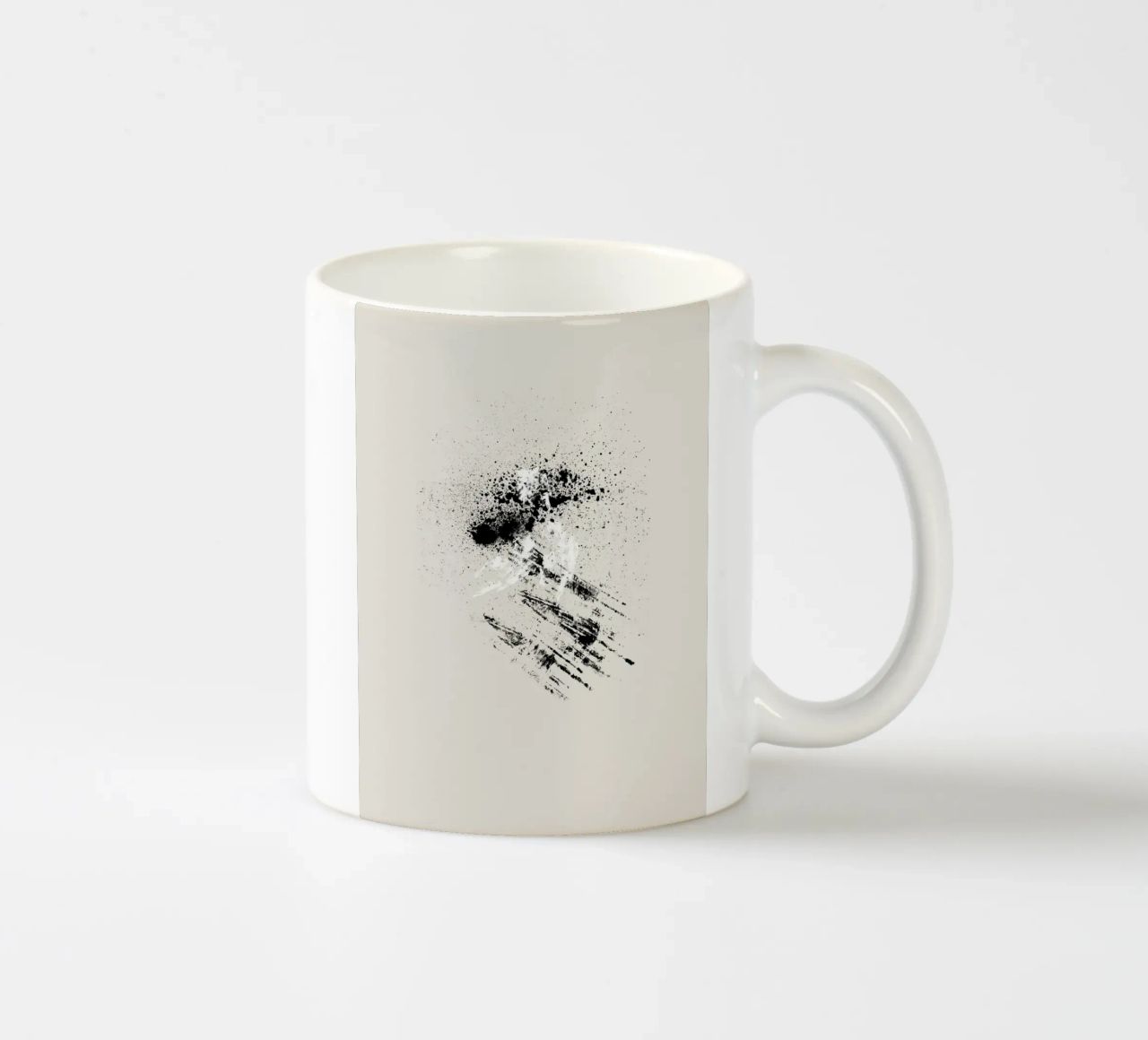 Modern abstract with beige background tazza in ceramica da Imaginative