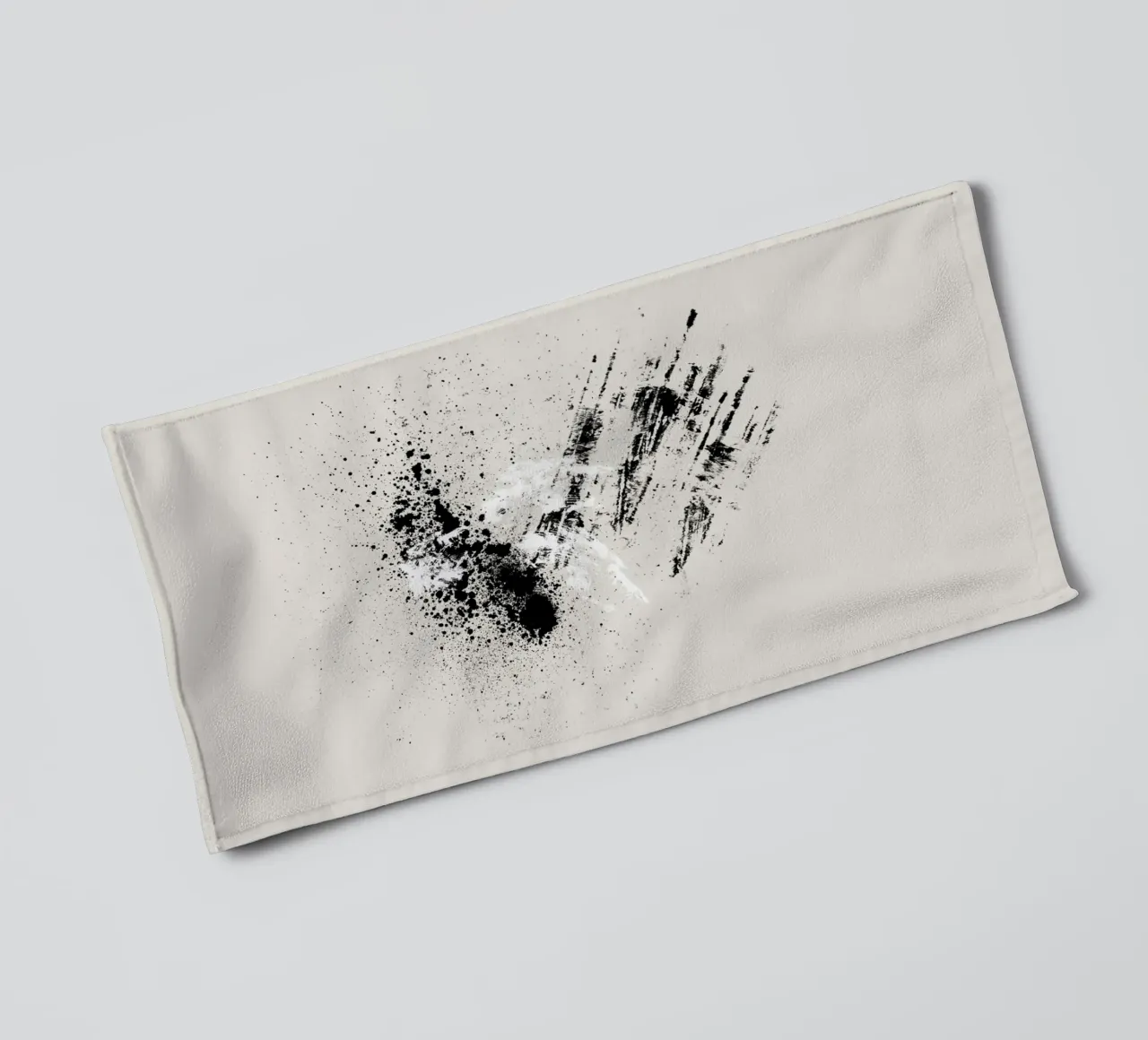 Modern abstract with beige background asciugamano da bagno da Imaginative