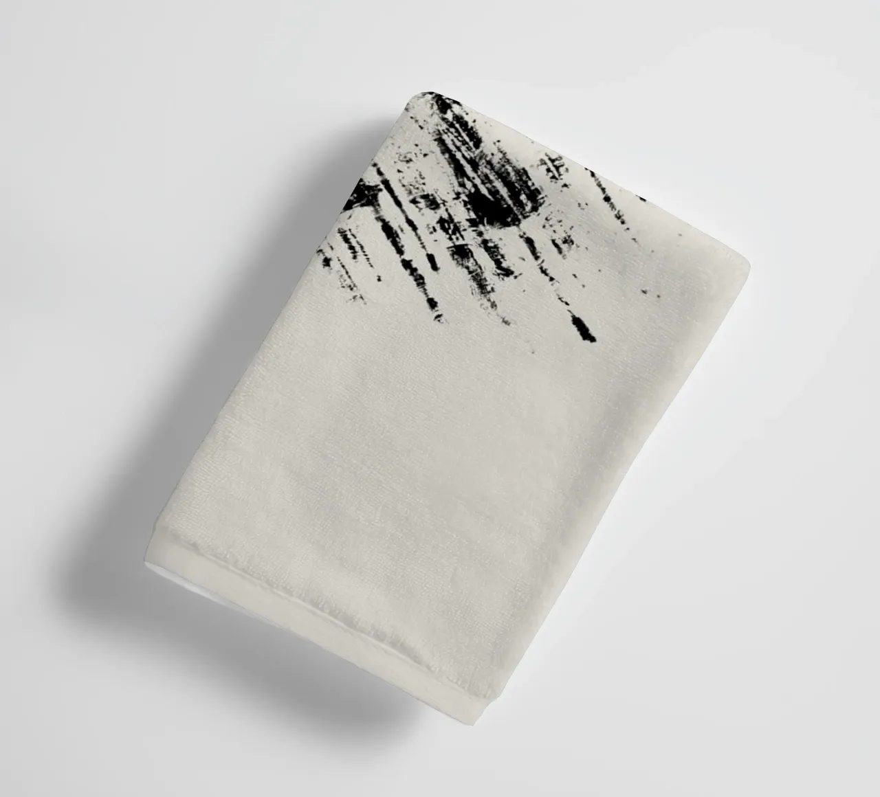 Modern abstract with beige background asciugamano da bagno da Imaginative