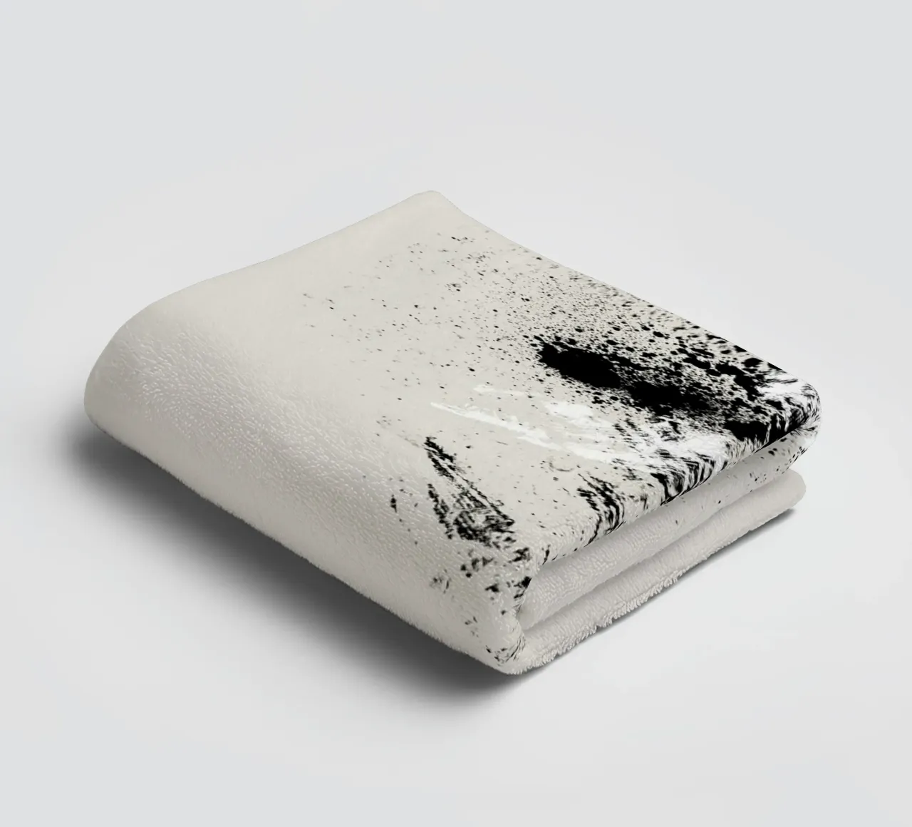 Modern abstract with beige background asciugamano da bagno da Imaginative