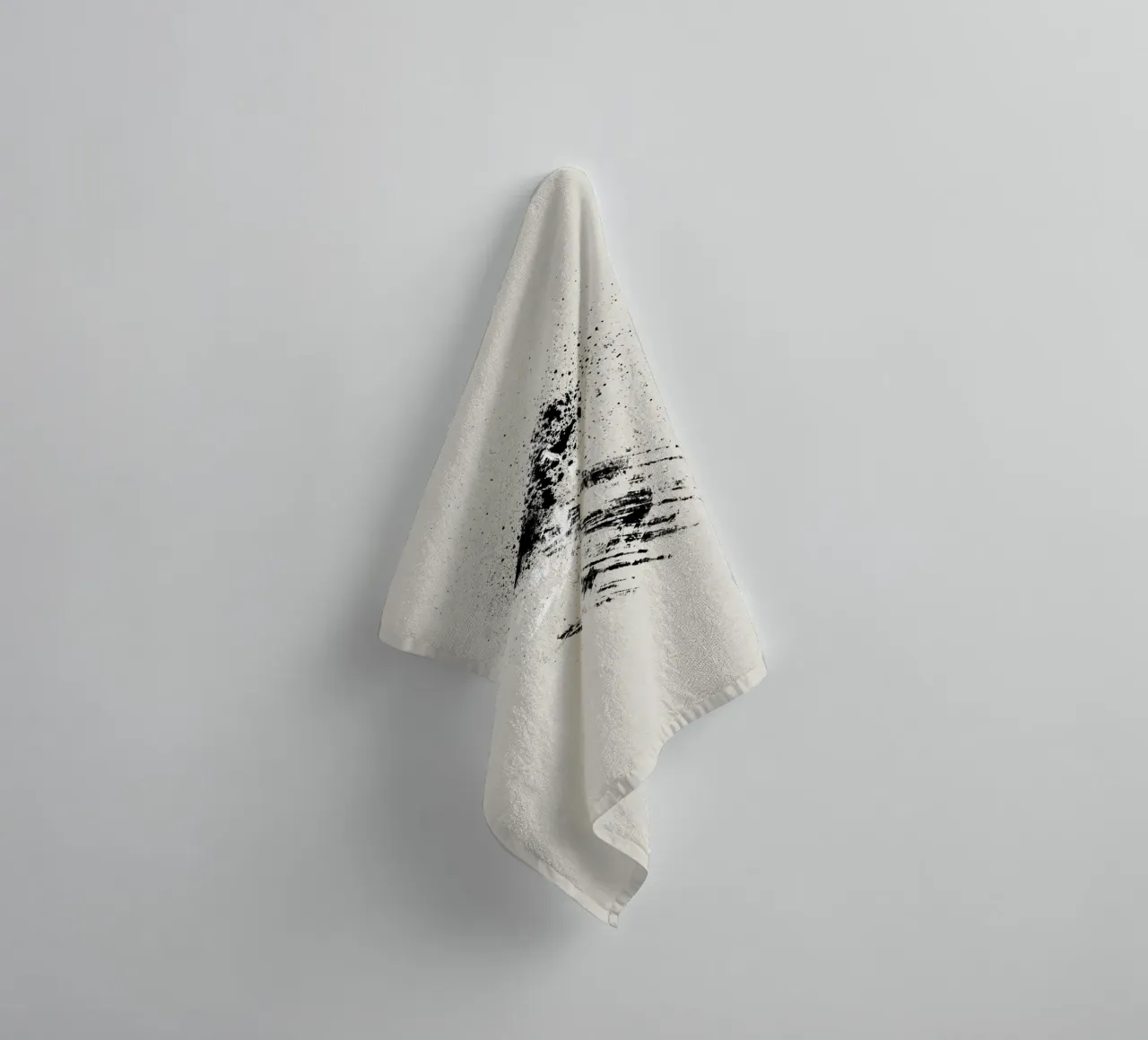 Modern abstract with beige background asciugamano da bagno da Imaginative