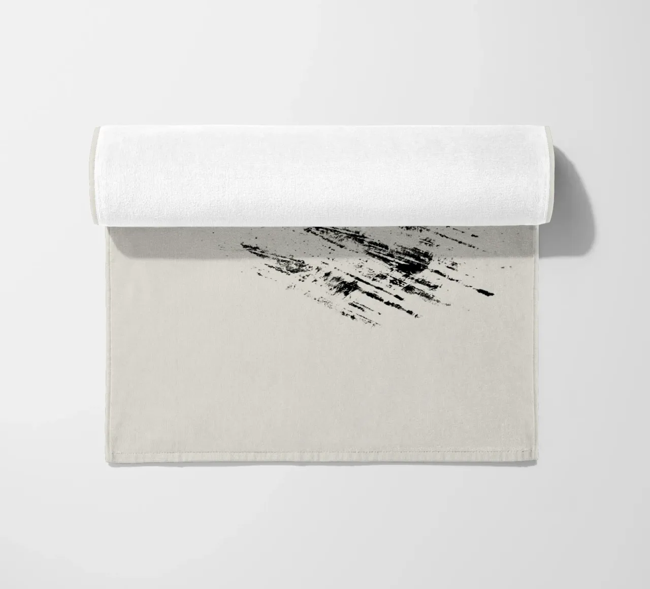 Modern abstract with beige background telo mare da Imaginative