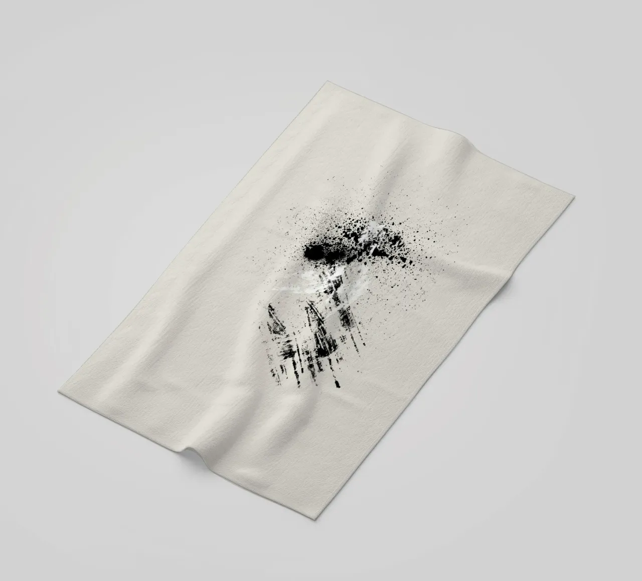 Modern abstract with beige background Strandtuch von Imaginative