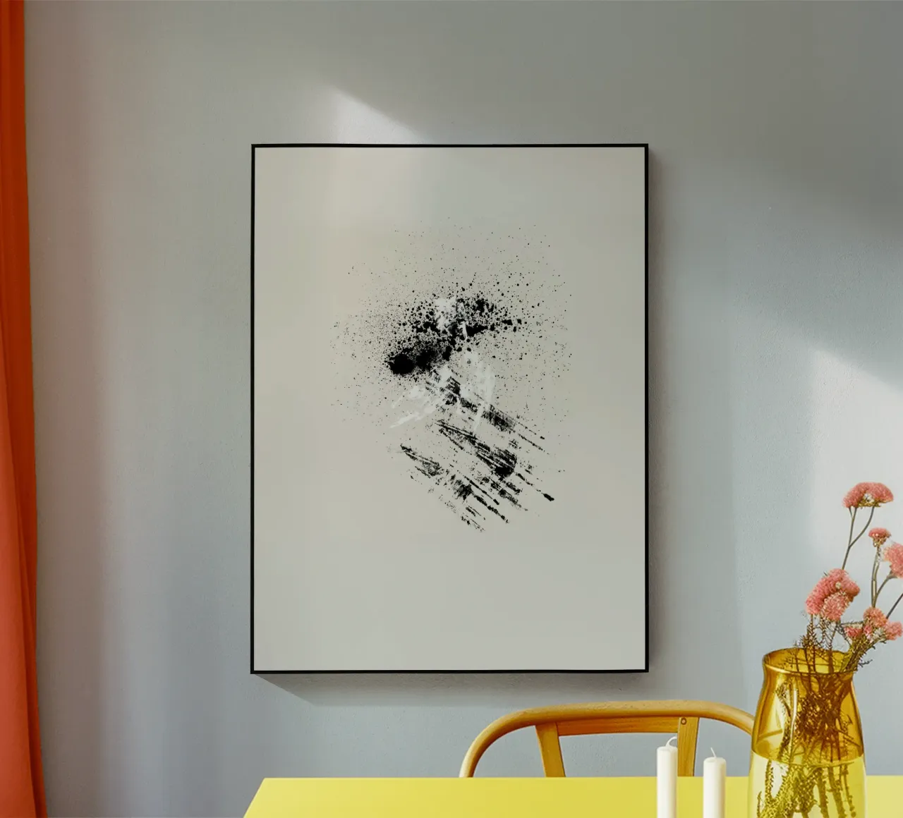 Modern abstract with beige background plexiglass da Imaginative