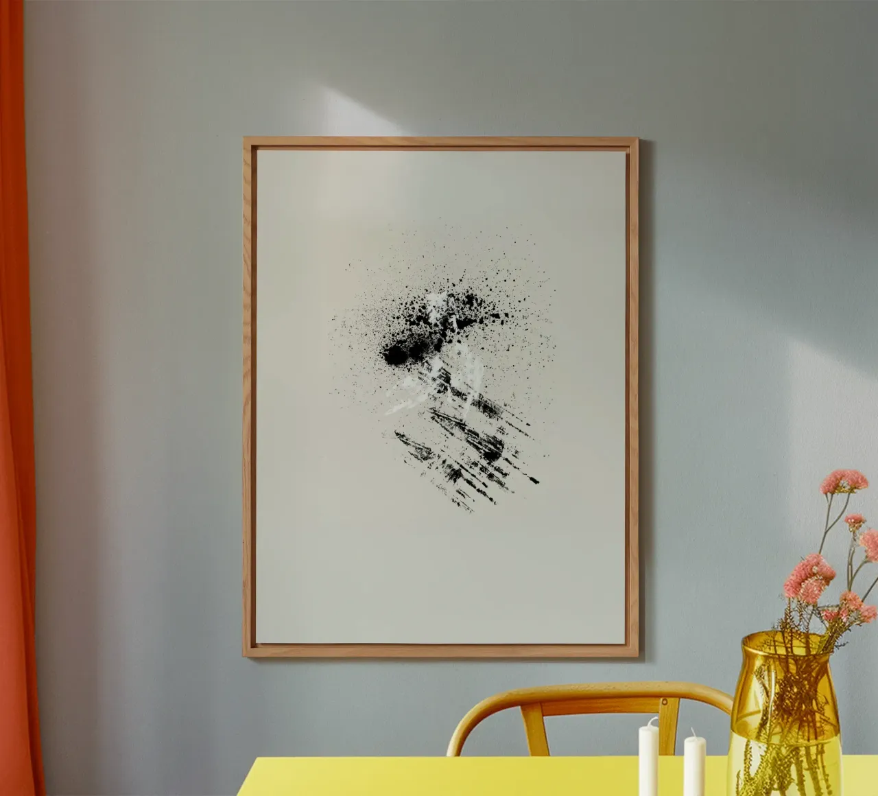 Modern abstract with beige background alluminio dibond da Imaginative